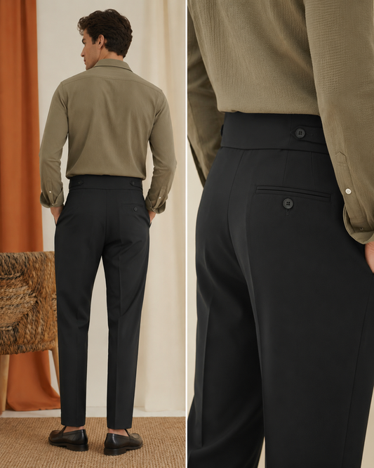 Pantalón Gurkha 1 Botón lateral