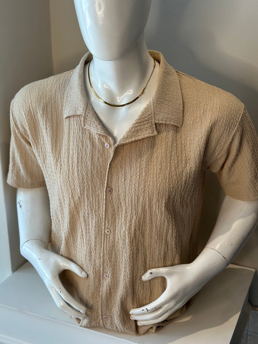 Camisa manga corta Old money Clasica