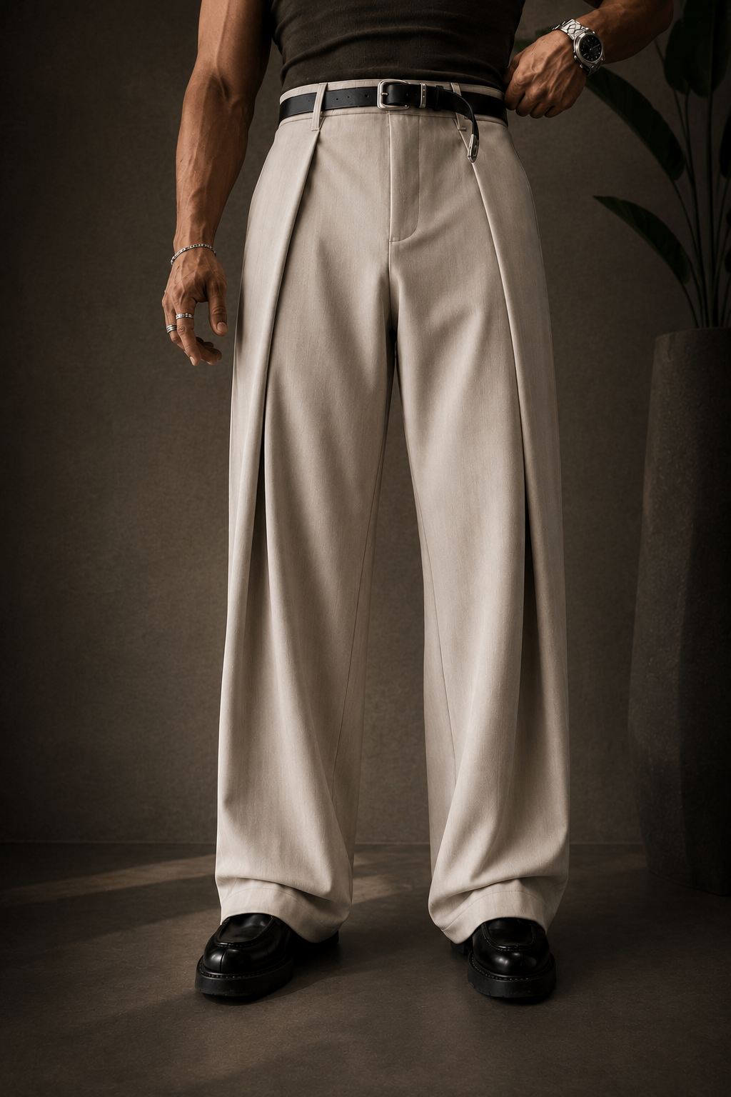 Pantalón de baggy doble
