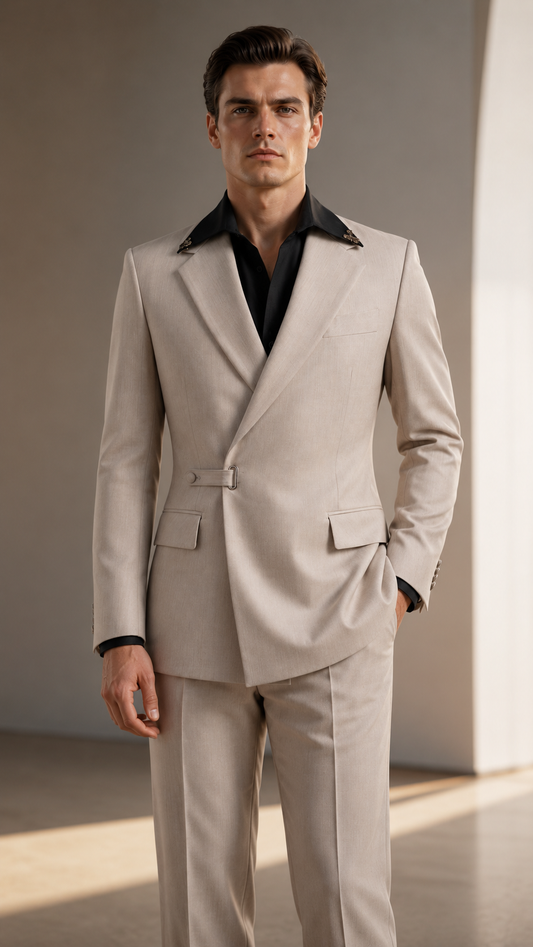 Saco Ejecutivo con Hebilla Lateral