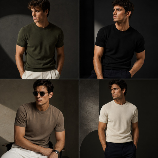 Polo cuello redondo