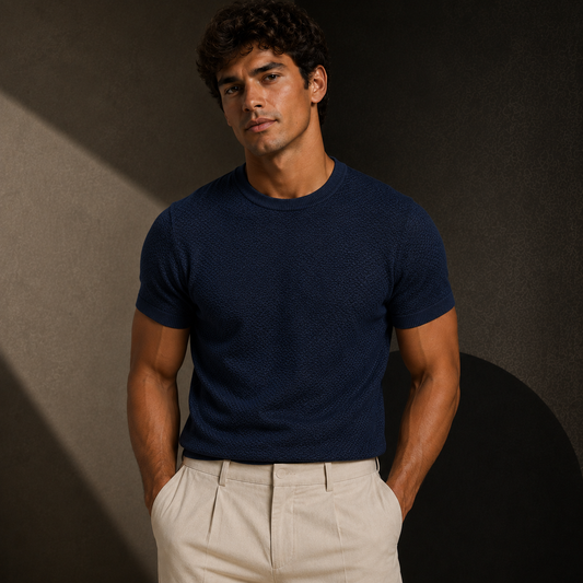 Polo cuello redondo