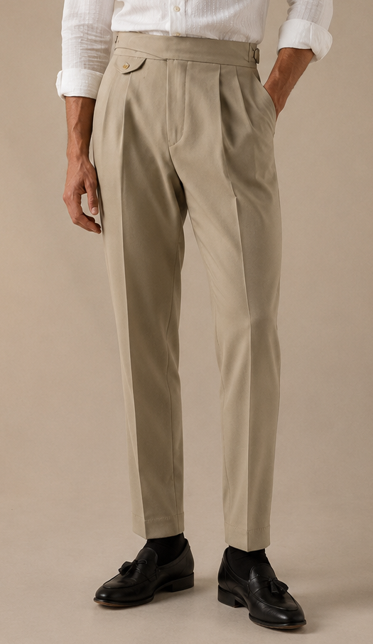 Pantalón Gurkha de Hebilla Lateral