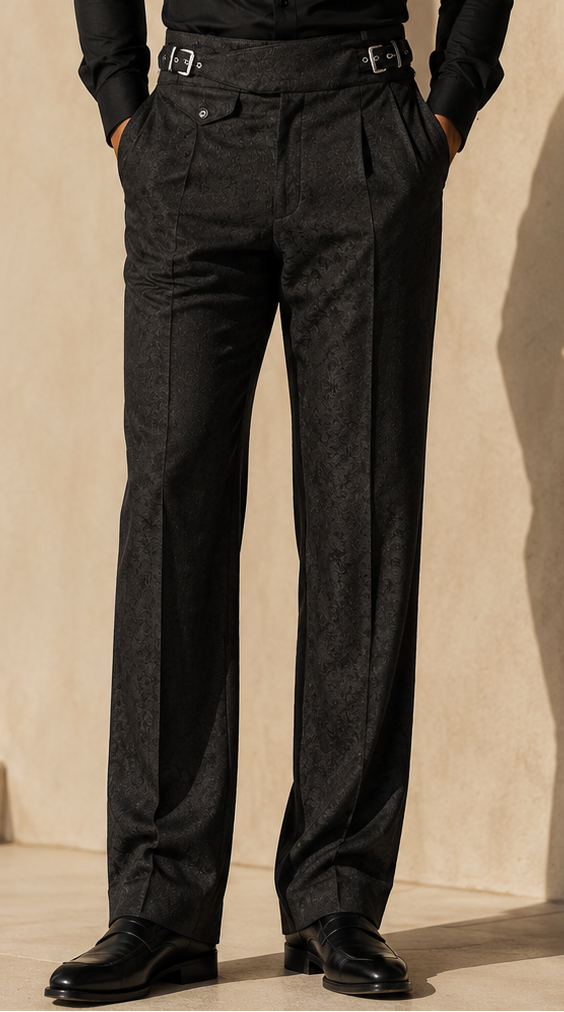 Pantalón Gurkha con Reguladores Laterales brocato