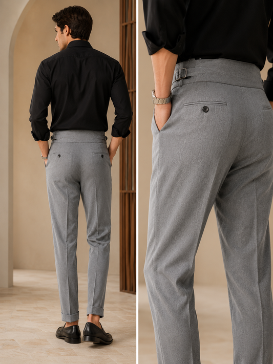 Pantalón Gurkha doble Botón Clásico