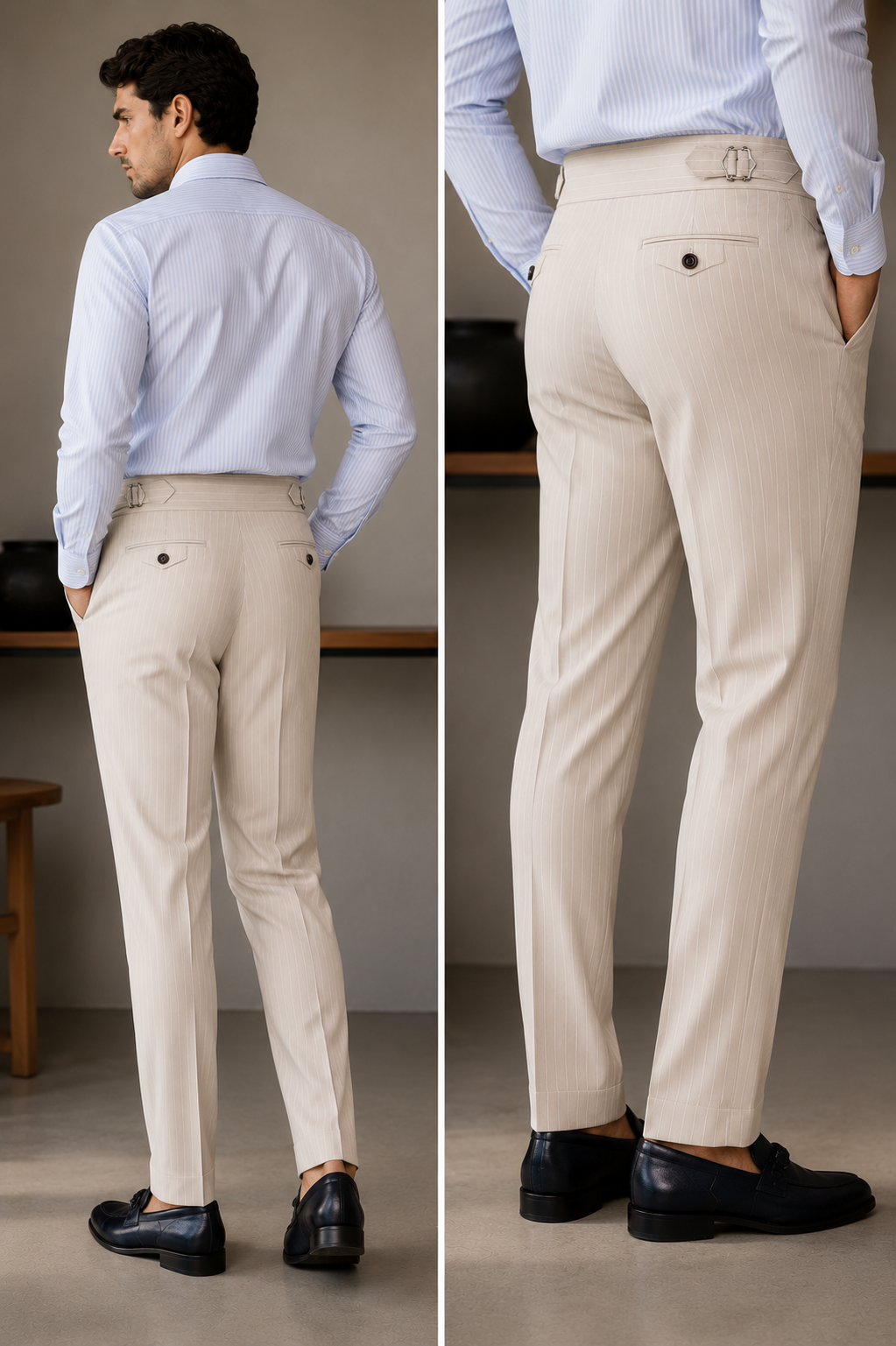 Pantalon Gurkha 2 Botones Frontales