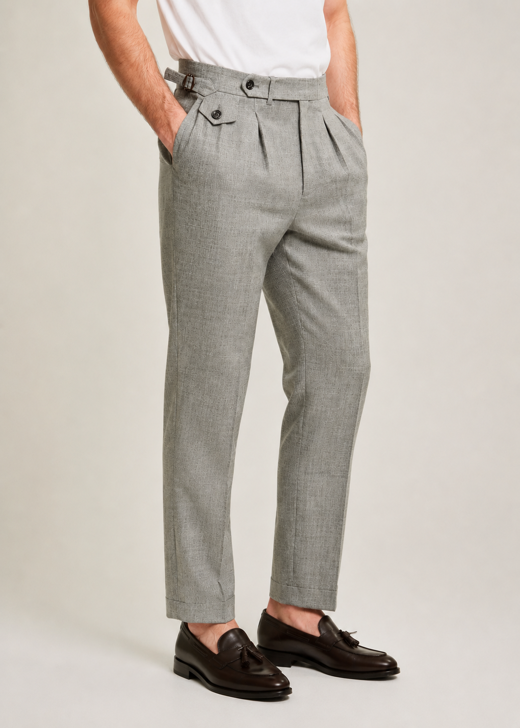 Pantalón Gurkha Cintura en Flecha