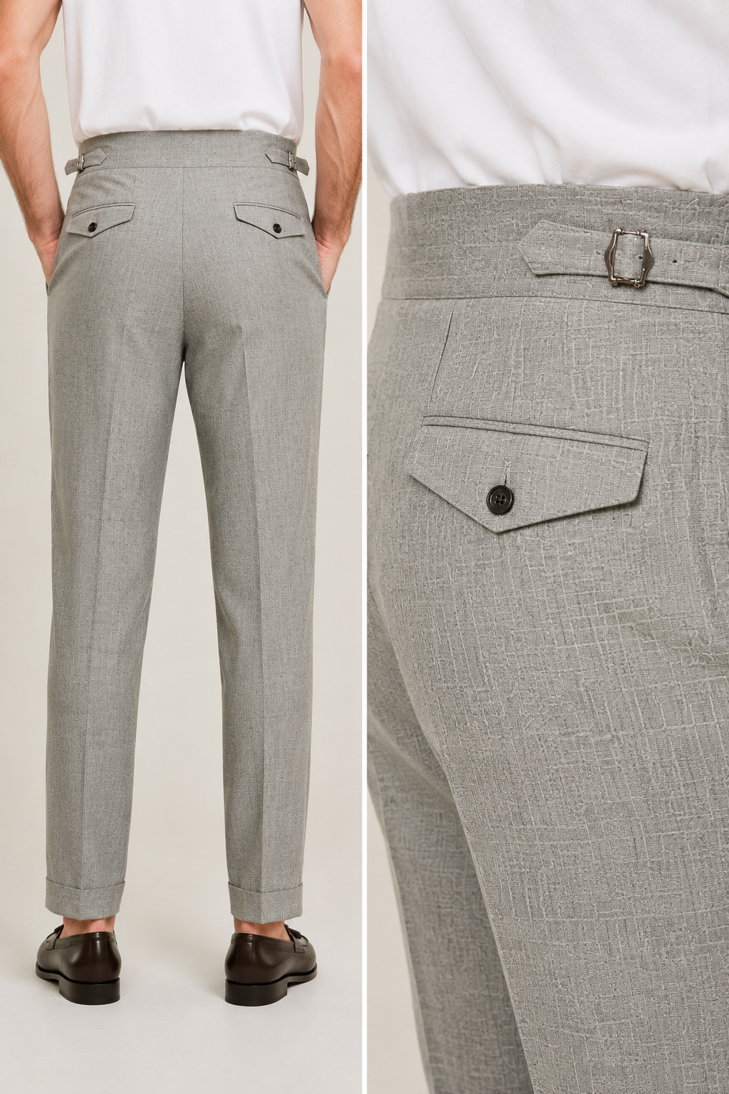 Pantalón Gurkha Cintura en Flecha