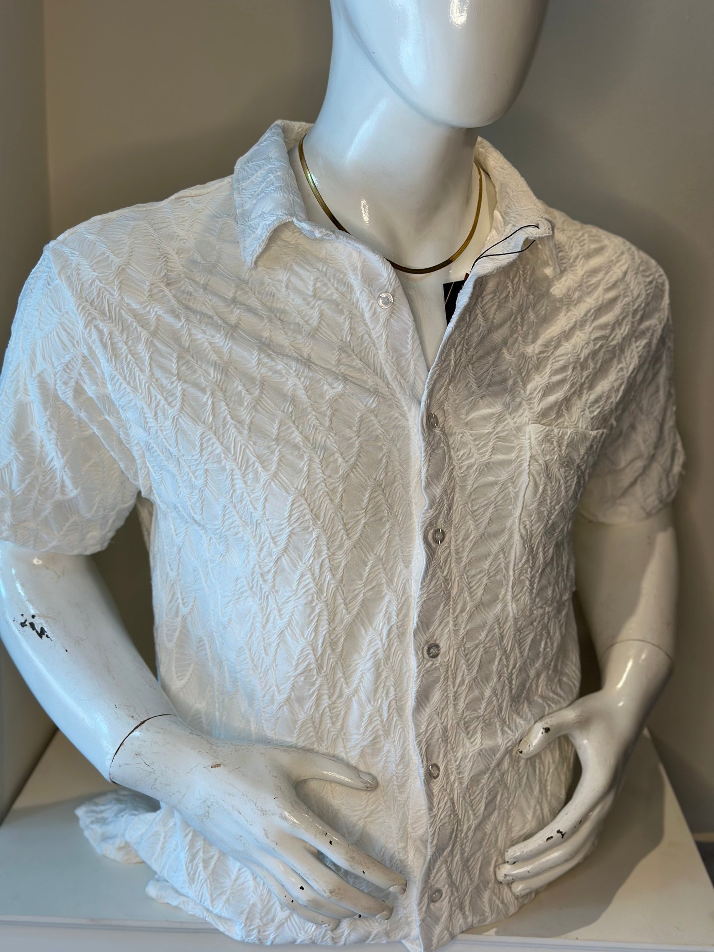 Camisa manga corta Old money Clasica