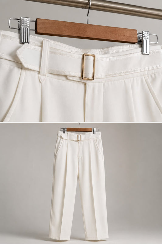 Pantalón Sonno con Hebilla Frontal