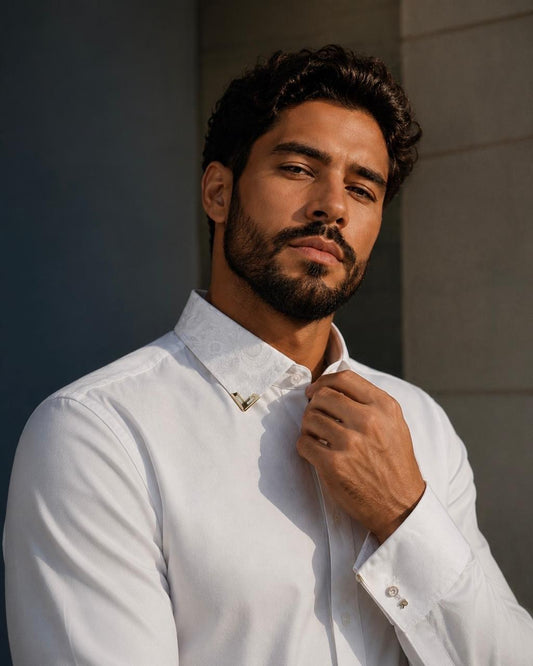 Camisa Clásica con Esquinero
